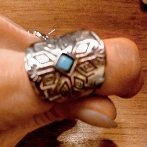🌟New, Silver and Turquoise Ring